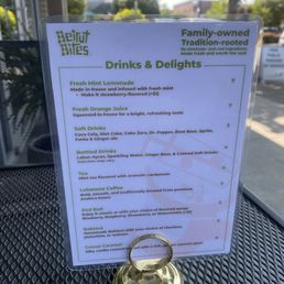 Drinks and desserts
