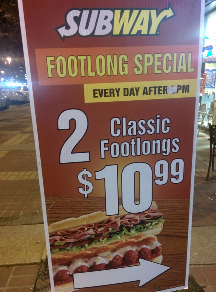 Subway Takeout & Delivery 13 Reviews Sandwiches 1213 Pacific