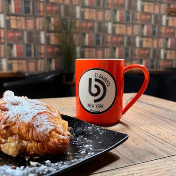 El Barrista Cafe - a pastry and a cup of coffee - Breakfast & Brunch Near Me - New York, New York