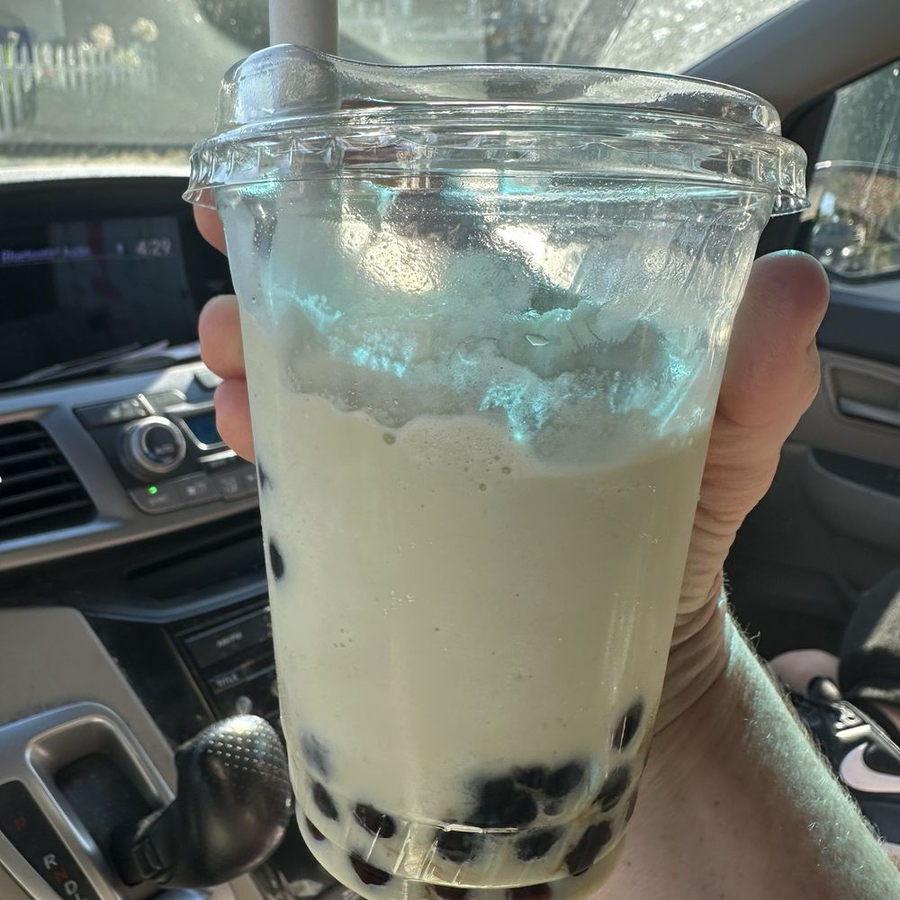 The $8.10 drink we got. Lots of empty space in the top. The $8.10 drink we got. Lots of empty space in the top.