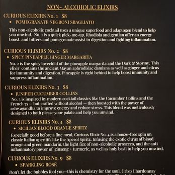 Vice And Virtue - Mocktails menu - Speakeasies Near Me - Youngstown, Ohio Vice And Virtue - Mocktails menu - Speakeasies Near Me - Youngstown, Ohio