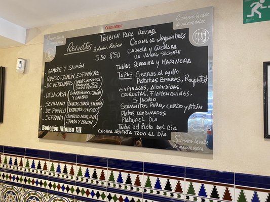 Menu photo 1 Bodegón Alfonso XII Seville, SE Menu photo 1 Bodegón Alfonso XII Seville, SE