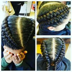 A & H Hair And Beauty Salon - Big cornrows / afrotwist / afrokinky / ghana braids/ 2 cornrows/ French braids