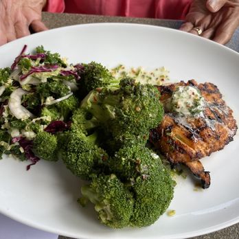 Cazzy's Corner Grill - Salmon & Broccoli Crowns - American Near Me - Knoxville, Tennessee Cazzy's Corner Grill - Salmon & Broccoli Crowns - American Near Me - Knoxville, Tennessee
