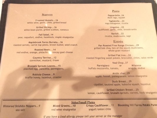 Menu photo 2 Meritage Restaurant Scarsdale, NY Menu photo 2 Meritage Restaurant Scarsdale, NY