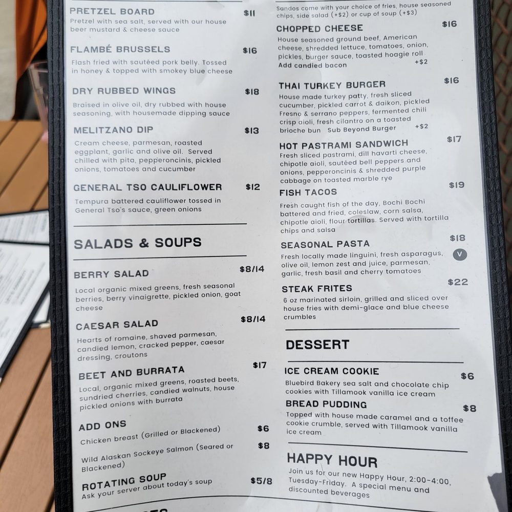 Menu (Aug 2024)