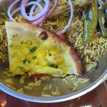 Cloud Naan - Chicken Biryani + Garlic Naan - Pakistani Near Me - Carson, California