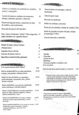 Menu photo 1 L Olivo San Juan, PR Menu photo 1 L Olivo San Juan, PR