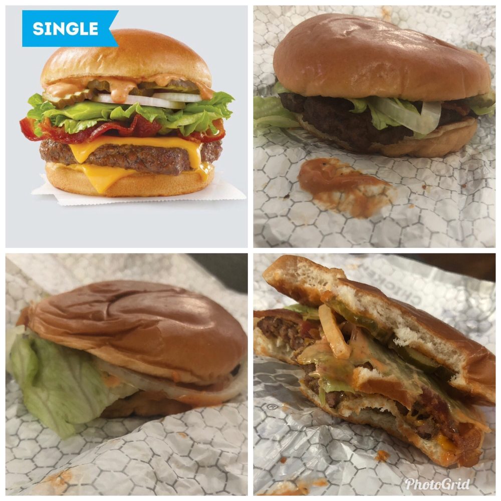four different views of a hamburger four different views of a hamburger
