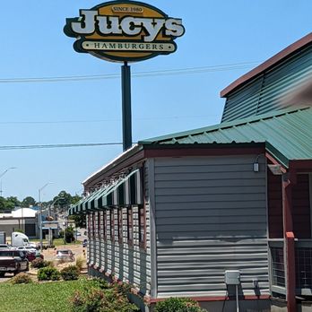 Jucys Hamburgers - jucy's restaurant sign - Burgers Near Me - Marshall, Texas Jucys Hamburgers - jucy's restaurant sign - Burgers Near Me - Marshall, Texas