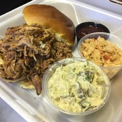 Barabicu Smokehouse - Pulled pork, potato salad, & coleslaw