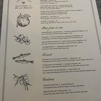 Love, Pomelo - Cocktail menu - Seafood Near Me - Baltimore, Maryland