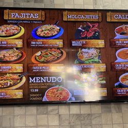 La Fonda - Menu