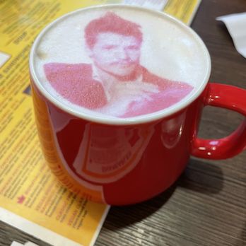 Red Maple - Yes, that's Pedro Pascal in my latte! - Cafes Near Me - Los Angeles, California Red Maple - Yes, that's Pedro Pascal in my latte! - Cafes Near Me - Los Angeles, California