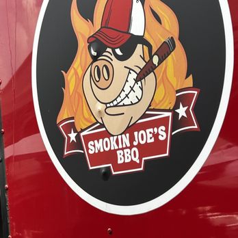Smokin Joe's BBQ - the logo on the side of the truck - Barbeque Near Me - Hemby bridge NC, North Carolina