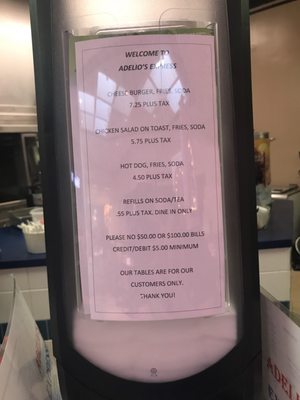 Menu photo 3 Adelio's Express Lumberton, NC