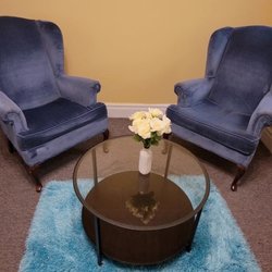 Starlet Therapies - We got rid of the old table and added comfortable chairs for the lobby! Come by and get a massage at starlettherapies.com