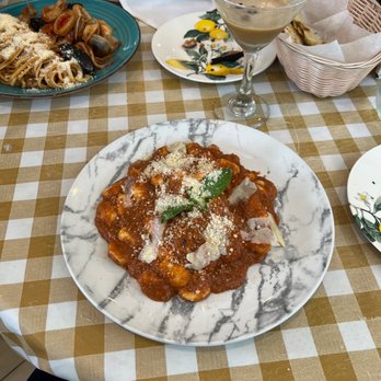 Limoncello - Gnocchi bolognese - Italian Near Me - Miami Beach, Florida