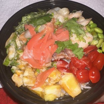 Maui Poke - #4. Sakana Bowl (Large) with ginger and wasabi - Poke Near Me - Portage, Michigan
