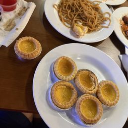 Egg Tarts, and noodles