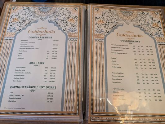 Menu photo 4 Golden India Lauterbrunnen, BE