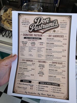 Menu photo 1 Don Pastramis Mesa, AZ Menu photo 1 Don Pastramis Mesa, AZ