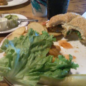 Photo of Wheel Inn Restaurant - Cabazon, CA, United States. My veggie burger