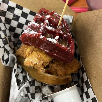 The Brunch Bus - Waffle sandwich - Food Trucks Near Me
