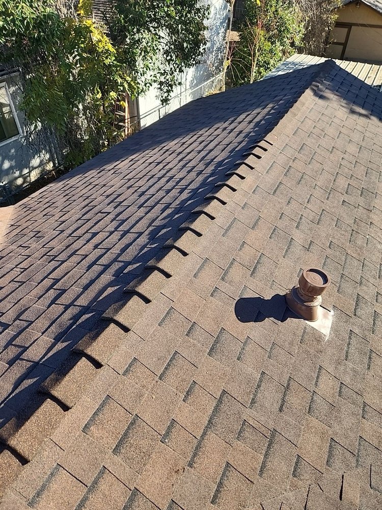 Slide of Steep Flat Roofing