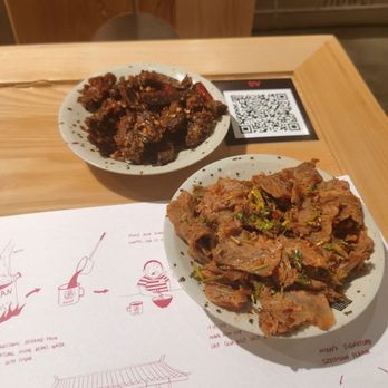 Mian - trying both of their beef, I prefer the one bottom - Noodles Near Me - Artesia, California