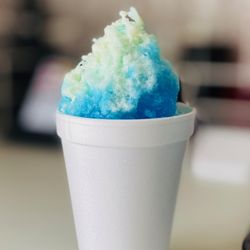 Frostbites Shaved Ice - Blue coconut with cream