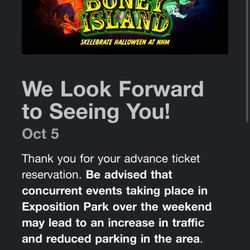 Boney Island - Very disappointed I was told this the day of