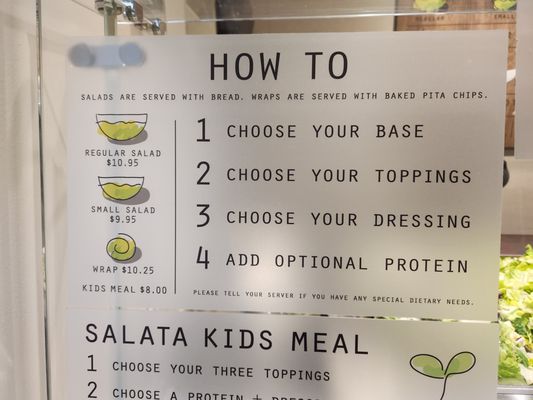 Menu photo 2 Salata Addison, TX Menu photo 2 Salata Addison, TX