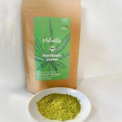 Malantis - Hanfblattpulver mit natürlichem Eisen und Zinkgehalt