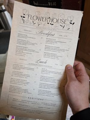 Menu photo 2 Flower House Cafe Langley, WA