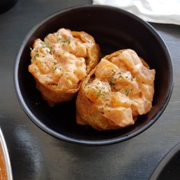 Spicy mayo salmon tofu pocket Spicy mayo salmon tofu pocket