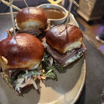 The River Downtown - Brisket sliders - Wine Bars Near Me - Nevada City, California The River Downtown - Brisket sliders - Wine Bars Near Me - Nevada City, California