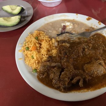 Ocotlan Restaurant - Carne en salsa roja Steak in red sauce - Mexican Near Me - Oxnard, California Ocotlan Restaurant - Carne en salsa roja Steak in red sauce - Mexican Near Me - Oxnard, California
