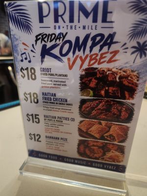 Menu photo 1 Prime on the Mile Freeport, NY Menu photo 1 Prime on the Mile Freeport, NY