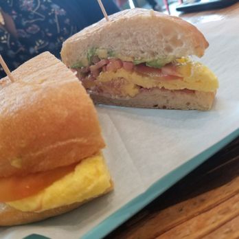Klatch Coffee - Avo, sausage, bacon, egg, cheese - Coffee & Tea Near Me - Ontario, California