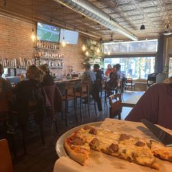 J & G Pizza Palace - Bar area of Dallas Taproom connected to J&G
