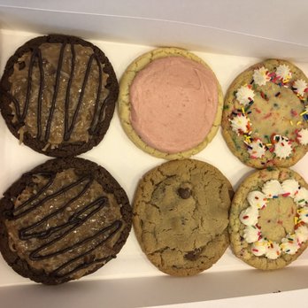 Texas Cookie Shop - $18 for 6 cookie. 2-German chocolate, 1-frosted sugar, 1-chocolate chip, 2-Birthday cake--rave reviews on all of them! - Bakeries Near Me - San Antonio, Texas