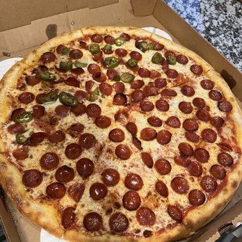Pie Guy Pizza - 1/2 Pepperoni and 1/2 Pepperoni with Jalapeños! - Pizza Near Me - St. Louis, Missouri Pie Guy Pizza - 1/2 Pepperoni and 1/2 Pepperoni with Jalapeños! - Pizza Near Me - St. Louis, Missouri