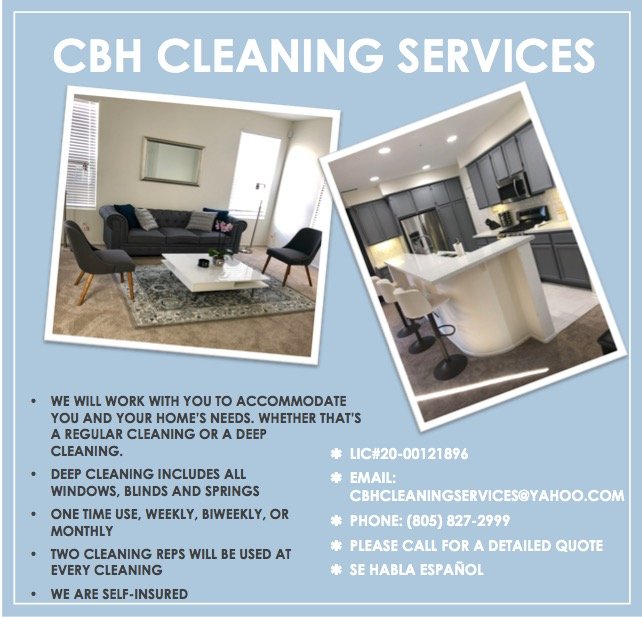 CBH CLEANING SERVICES Oxnard, California Home Cleaning Phone Number Yelp