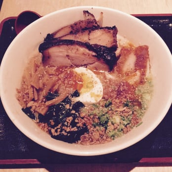 RAMEN-SAN - Hella protein! Tonkotsu ramen with fried chicken ~ $18 - Ramen Near Me - Chicago, Illinois RAMEN-SAN - Hella protein! Tonkotsu ramen with fried chicken ~ $18 - Ramen Near Me - Chicago, Illinois
