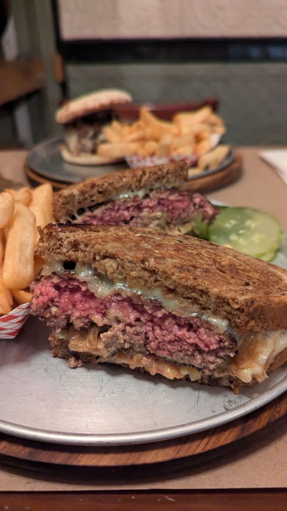 Food from Doug's pretty good pub