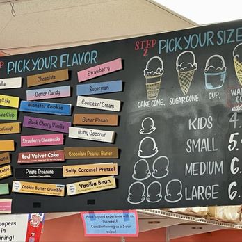 The Chill Spot - Menu sign board and available flavors (Jun 2025) - zoom in for details and prices - warning - a kids cup for $4.50 is next to nothing! - Ice Cream & Frozen Yogurt Near Me - Corolla, North Carolina The Chill Spot - Menu sign board and available flavors (Jun 2025) - zoom in for details and prices - warning - a kids cup for $4.50 is next to nothing! - Ice Cream & Frozen Yogurt Near Me - Corolla, North Carolina