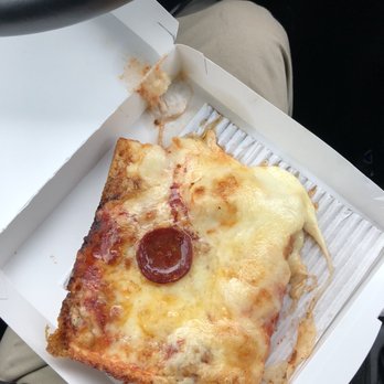 Buddy's Pizza - Royal Oak - Saddest single pepperoni in the entire world! - Pizza Near Me - Royal Oak, Michigan