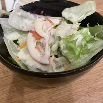 Kinja Sushi - Salad that comes with entrees - Ramen Near Me - San Ramon, California Kinja Sushi - Salad that comes with entrees - Ramen Near Me - San Ramon, California