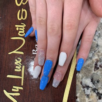 My Lux Nails & Spa - Nails, blue and white nails, cheap nails, cute nails - Nail Salons Near Me - Copperas Cove, Texas My Lux Nails & Spa - Nails, blue and white nails, cheap nails, cute nails - Nail Salons Near Me - Copperas Cove, Texas
